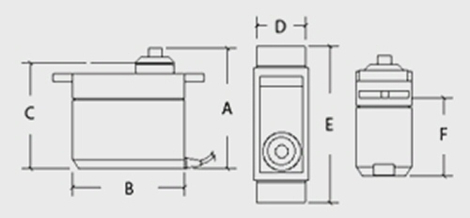 Turnigy S8166M Servo  154g/33kg