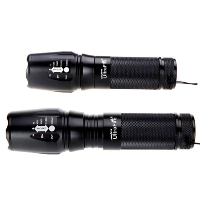 UltraFire 878 XML-T6 2000lm CREE zoom lommelygte