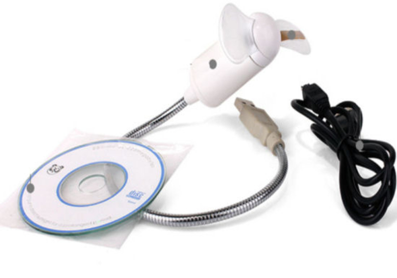 USB fleksibel ventilator, programmérbar