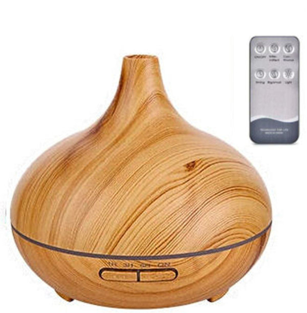 Aroma Diffuser lampe med fjernbetjening mørk