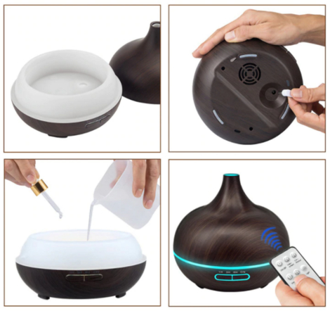 Aroma Diffuser - Duftlampe 400 ml, H2 Lys