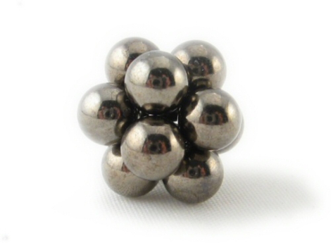 Neodymium Kuglemagnet, Sort, 5mm