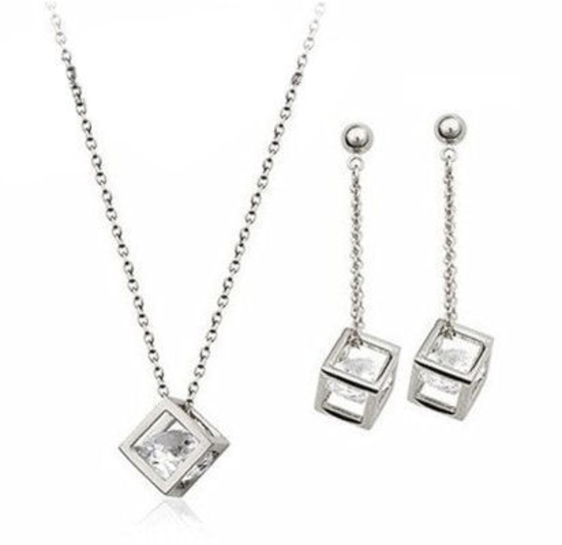 Terning m. indlagt Krystal, sæt