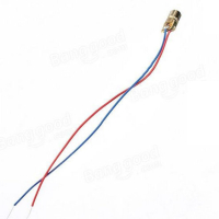 Laser diode, 6mm, rød