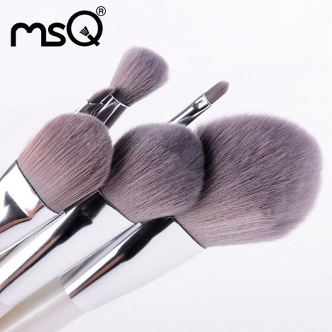 MSQ Makeup-børster i Bambusfiber, 8stk