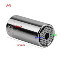 Gator Grip Universal-topnøgle 7-19mm