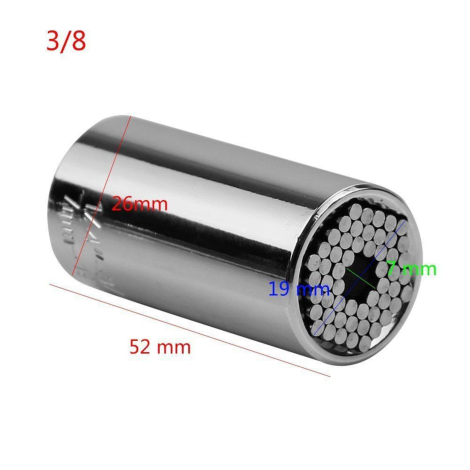 Gator Grip Universal-topnøgle 7-19mm