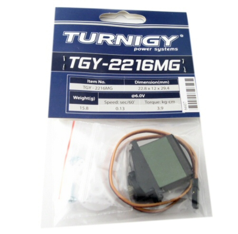 Turnigy 2216MG Servo 16.2g/3.1kg