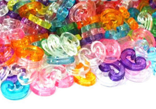 C-Clips til Loom Bands, farvede