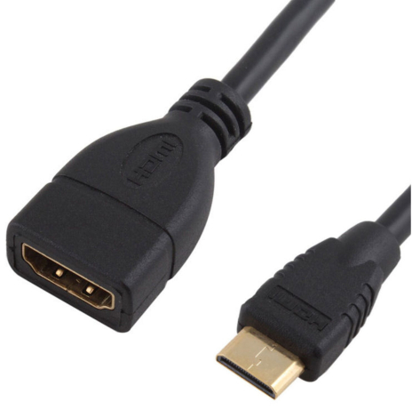 HDMI til mini-HDMI kabel, hun/han