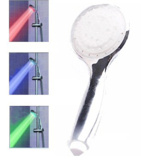 3-farvet LED Brusehoved