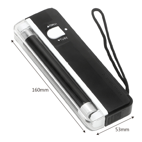 UV Rørlys Håndlampe