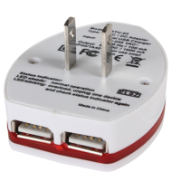 Universal Rejseadapter m. 2xUSB