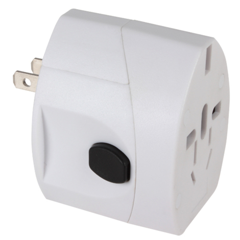 Universal Rejseadapter m. 2xUSB