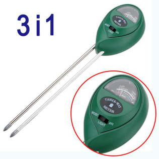 BOND 3-i-1 Lys+pH+Fugtighedsmåler