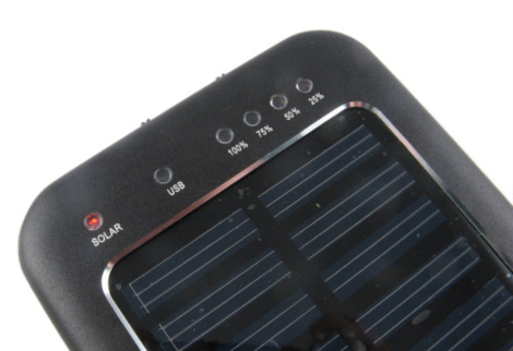 Solar-lader 150mA m. batteri 2600mAh