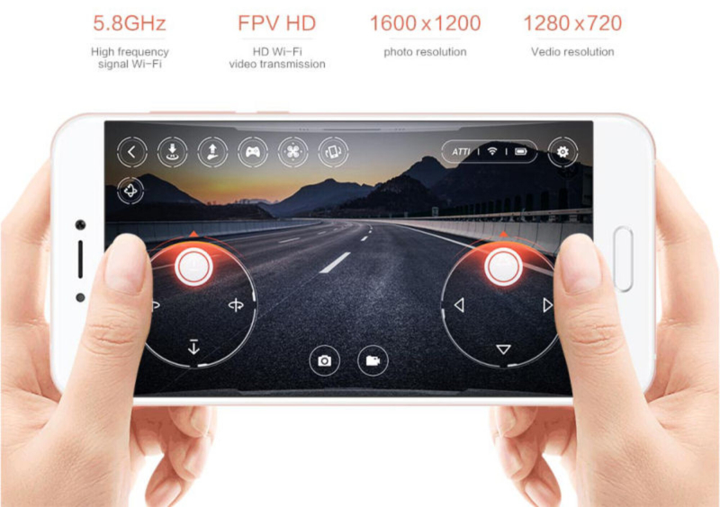 MiTu MI Mini Drone - FPV 720p