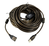 USB 15m kabel m. Booster