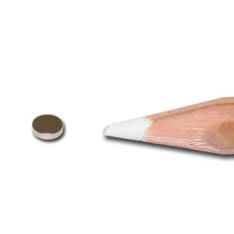 Neodymium Skivemagnet, Ø2x1mm