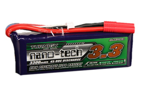 Turnigy Nano-Tech 3300mAh 3S 45~90C