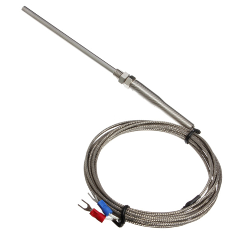 Type-K termoføler, 100mm 600°C