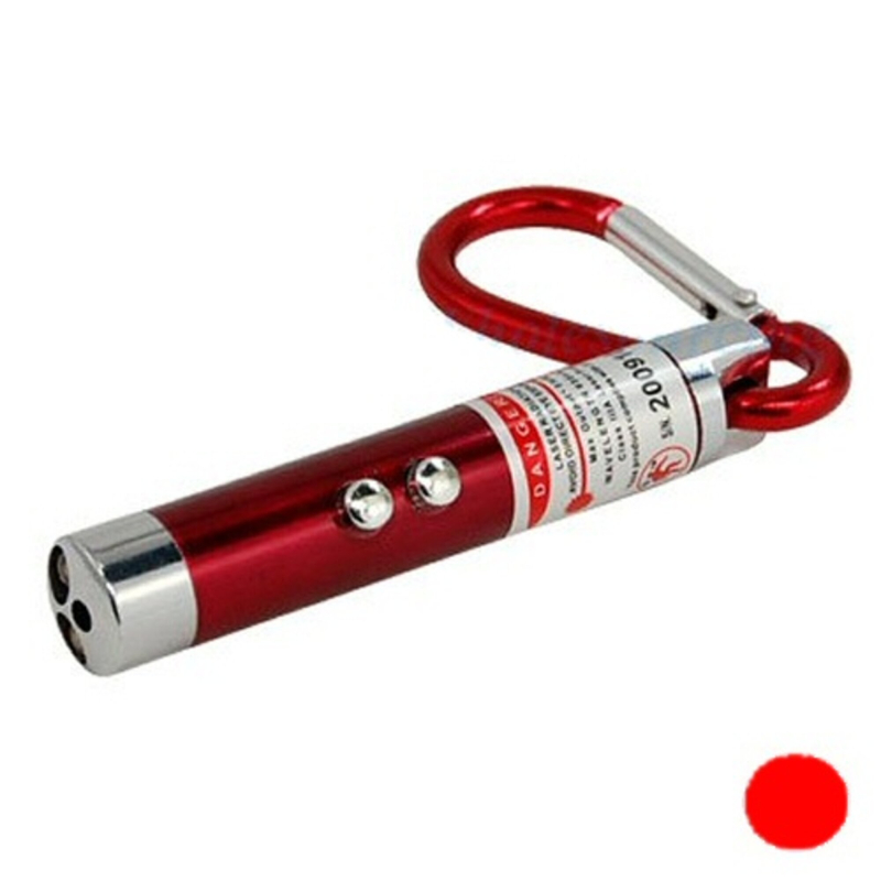 Billede af 3-i-1 Laser Pen LED lygte m. UV lys