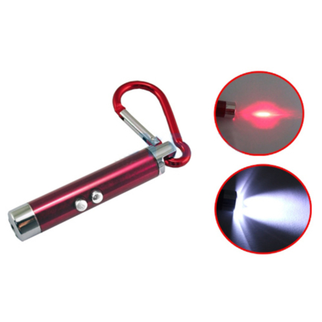 3-i-1 Laser Pen LED lygte m. UV lys