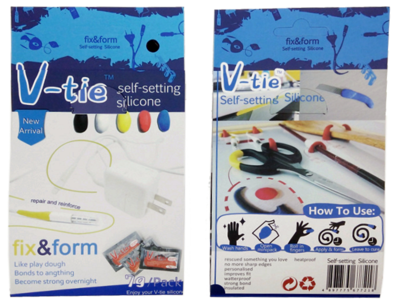 V-tie Fix&Form - 6-pak MultiColor