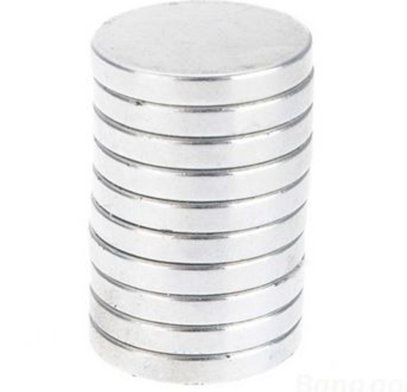 Neodymium Skivemagnet, Ø12x3mm