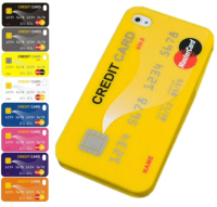 iPhone 4 Cover, Kreditkort, 8 farver