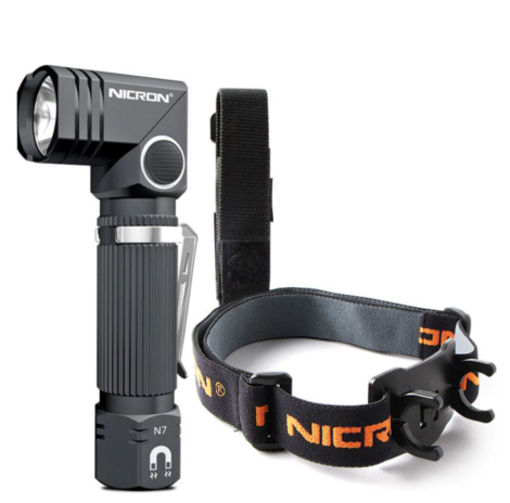 NICRON N7 Lommelygte/Pandelampe 600 lm