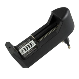 Mini væglader til 18650 batteri