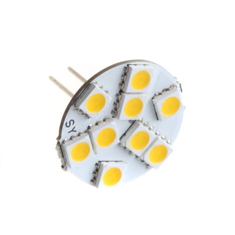 G4 LED 1.65W 150 lumen varm hvid flad (2stk)