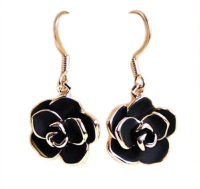 Black Rose øreringe