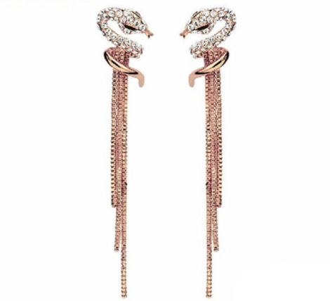 Femme Fatale lange øreringe