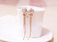 Femme Fatale lange øreringe