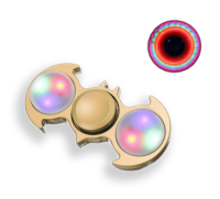 EDC LED-Håndspinner - Gylden