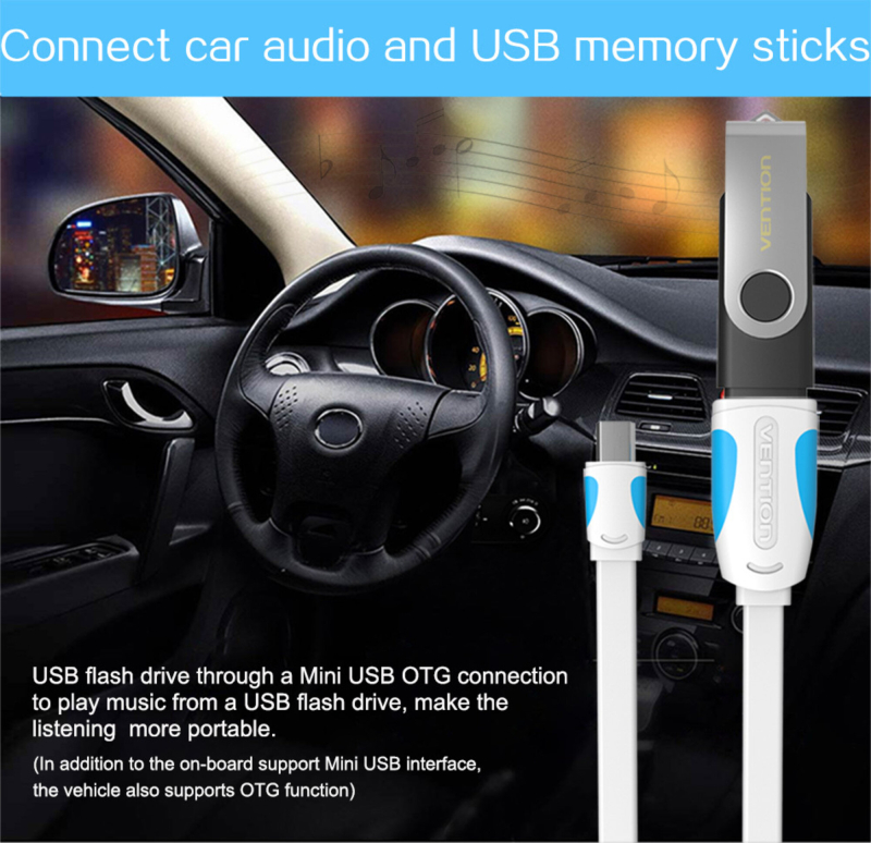 VENTION OTG-kabel, USB-MicroUSB