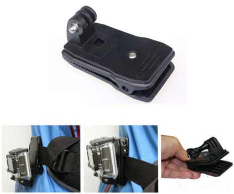 SJ4000/Hero3 Fat Cat bælte-clip