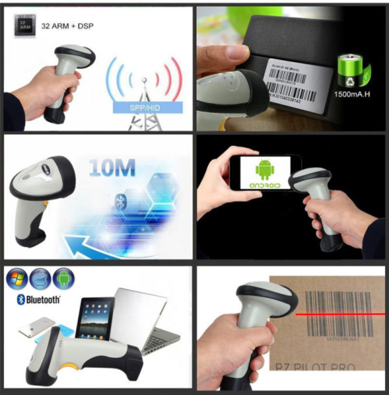 AFANDA CT10X Stregkodescanner, Bluetooth