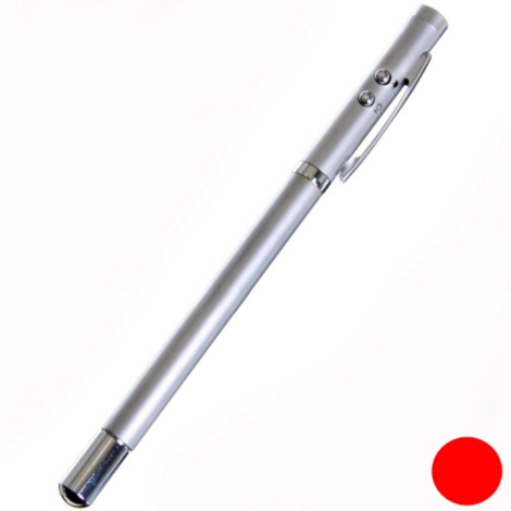 Laserpen og lygte, Rød, <5mW