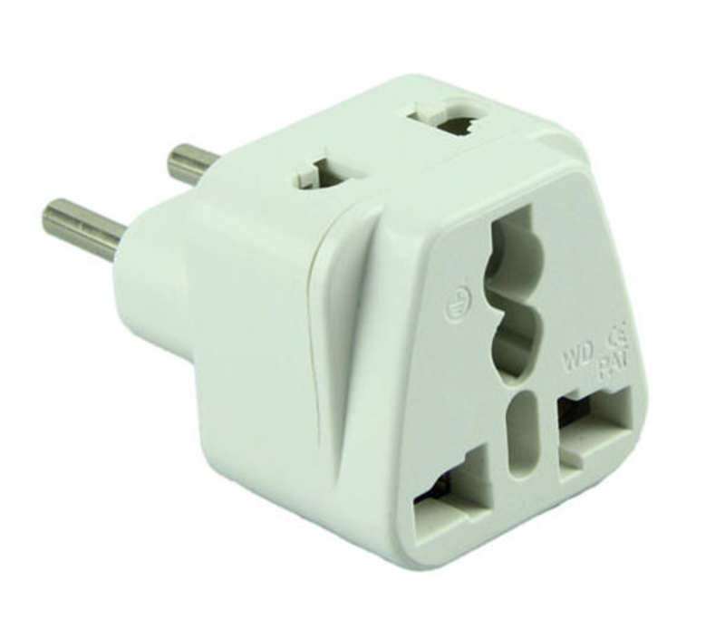 Billede af 220V adapter DK-Verden, dobbelt