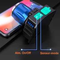 UV pandelampe, sensor