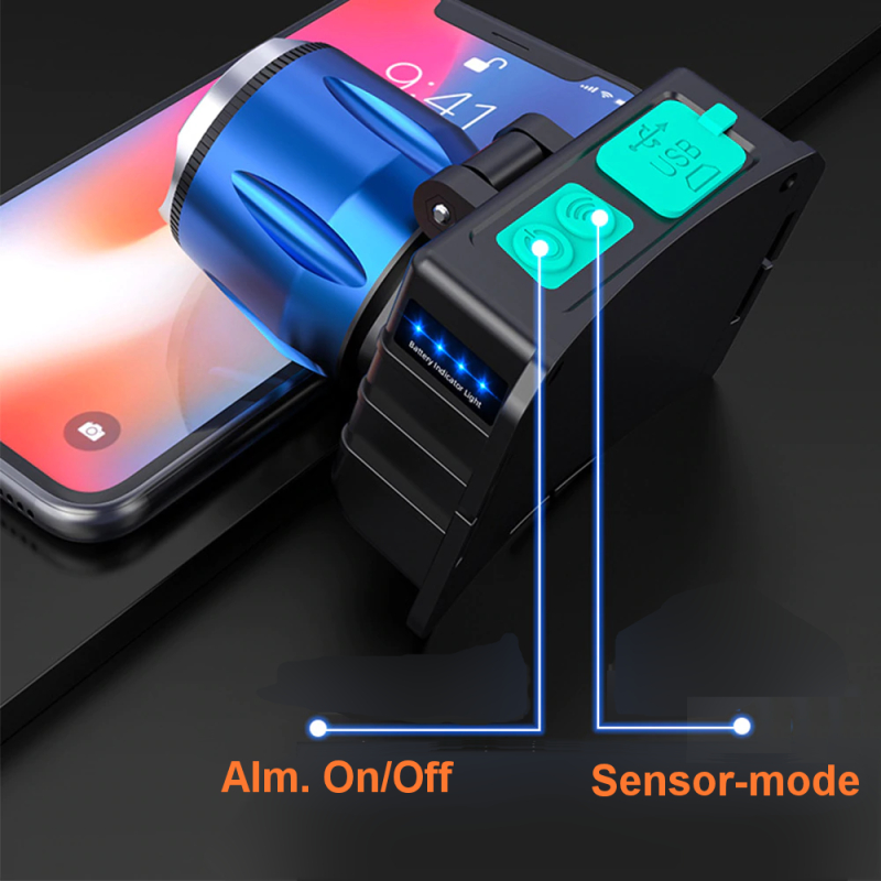 UV pandelampe, sensor