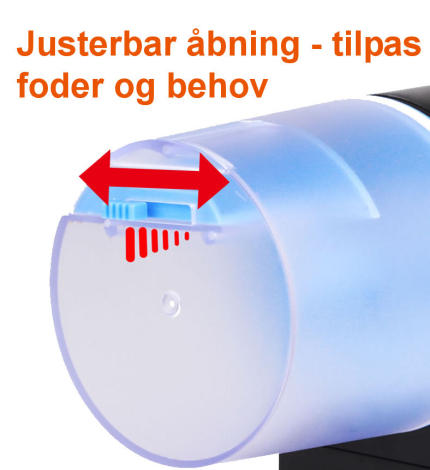 Foderautomat justering