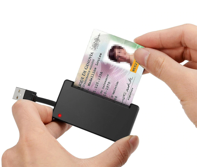 Billede af SmartCard og SIM-kortlæser USB Rocketek