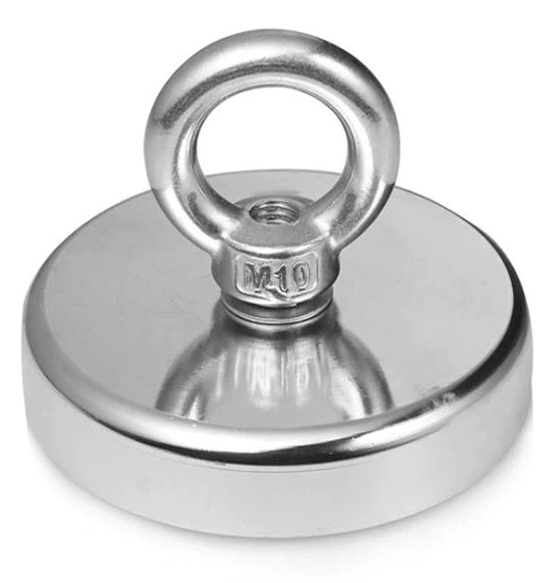 Fiskemagnet Ø90 N52 Rustfri