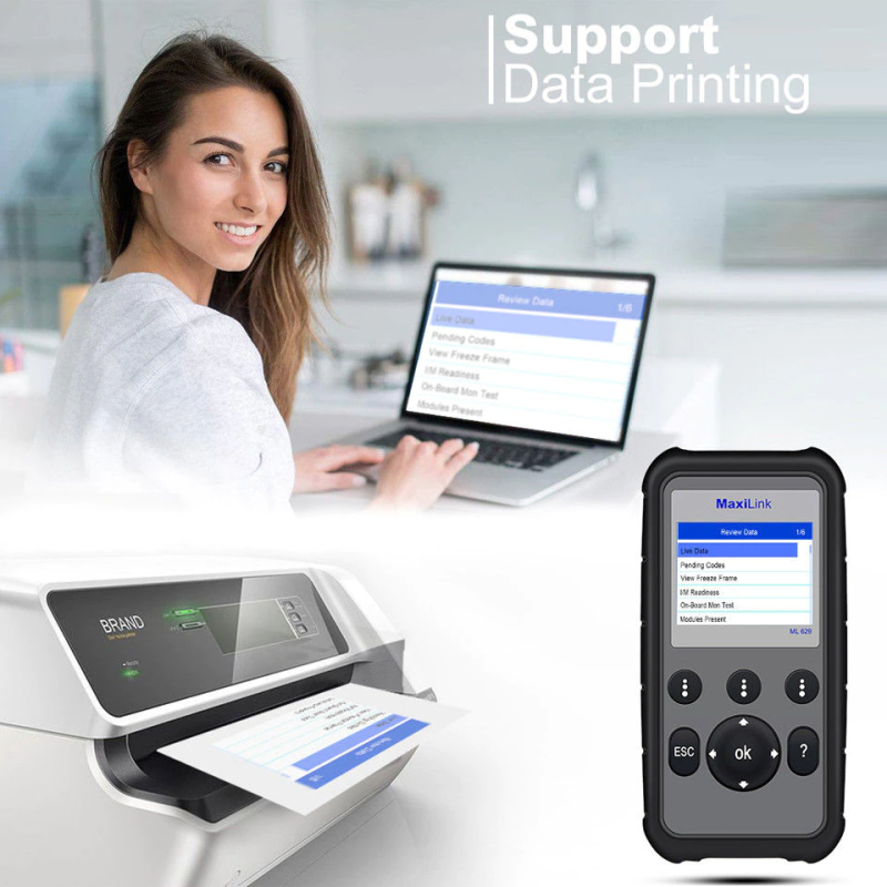 AUTEL MaxiLink ML629 - print data