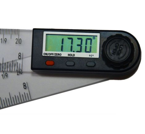 Digital vinkelmåler - display