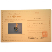 Blå Topaz Halskæde